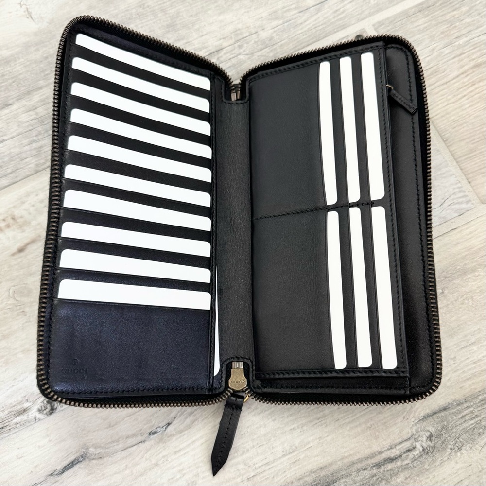 Gucci Black Marmont Leather XL Organizer Wallet - Picture 6 of 9